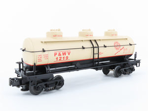 O Gauge 3-Rail MTH P&WV Pittsburgh & West Virginia 3-Dome Tank Car #8516