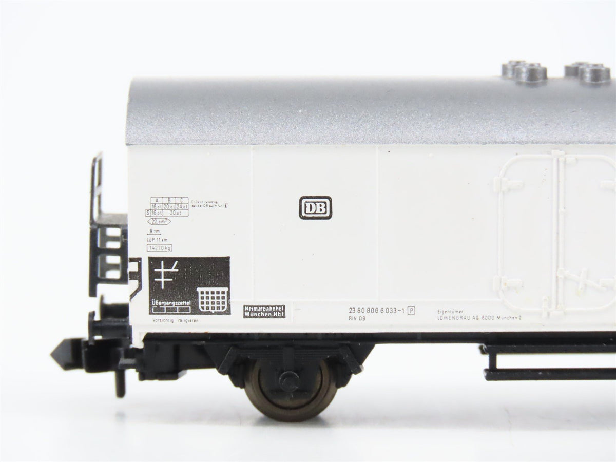 N Scale Fleischmann DB Deutsche Bahn Lowenbaru Boxcar #033-1