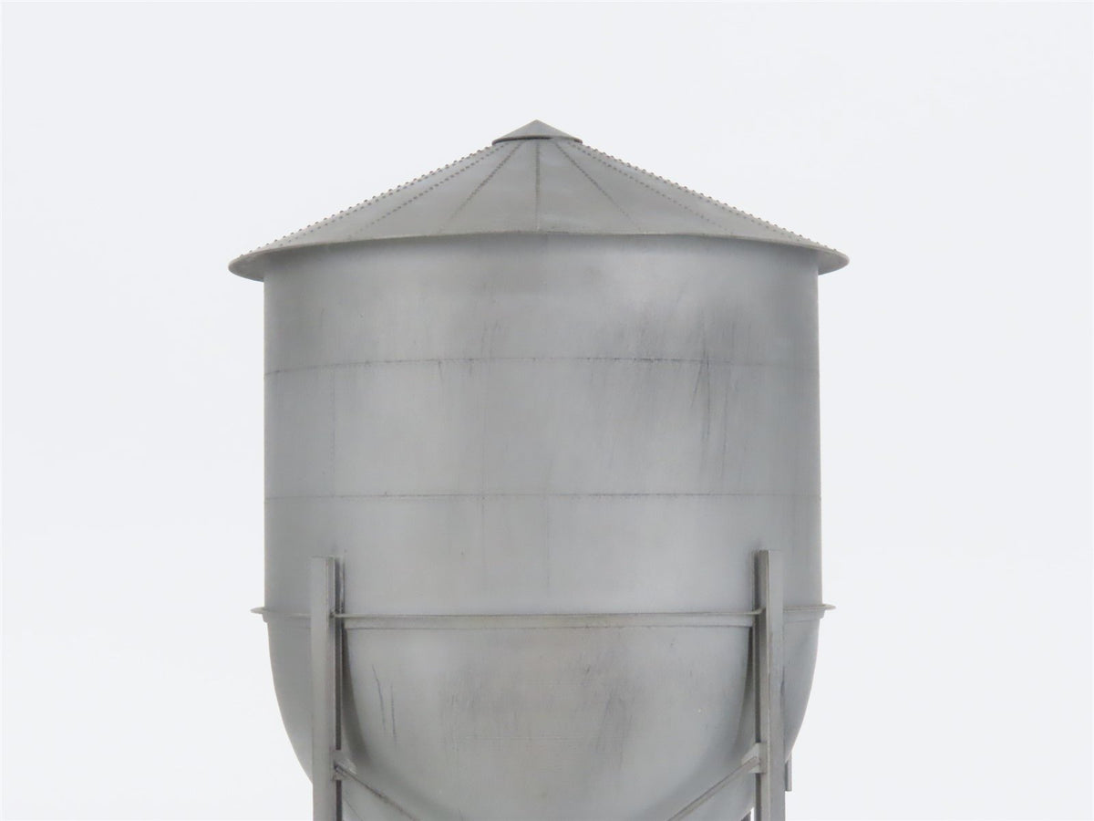 HO Scale Rail Works/Woosung BRASS 100k Gal Steel Water Tank - Custom &amp; Weathered