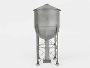 HO Scale Rail Works/Woosung BRASS 100k Gal Steel Water Tank - Custom & Weathered