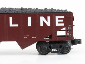 O Gauge 3-Rail Industrial Rail IDM 4006 SOO Line 2-Bay Hopper #44649 w/ Load