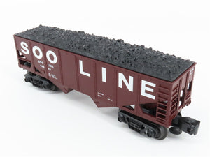 O Gauge 3-Rail Industrial Rail IDM 4006 SOO Line 2-Bay Hopper #44649 w/ Load