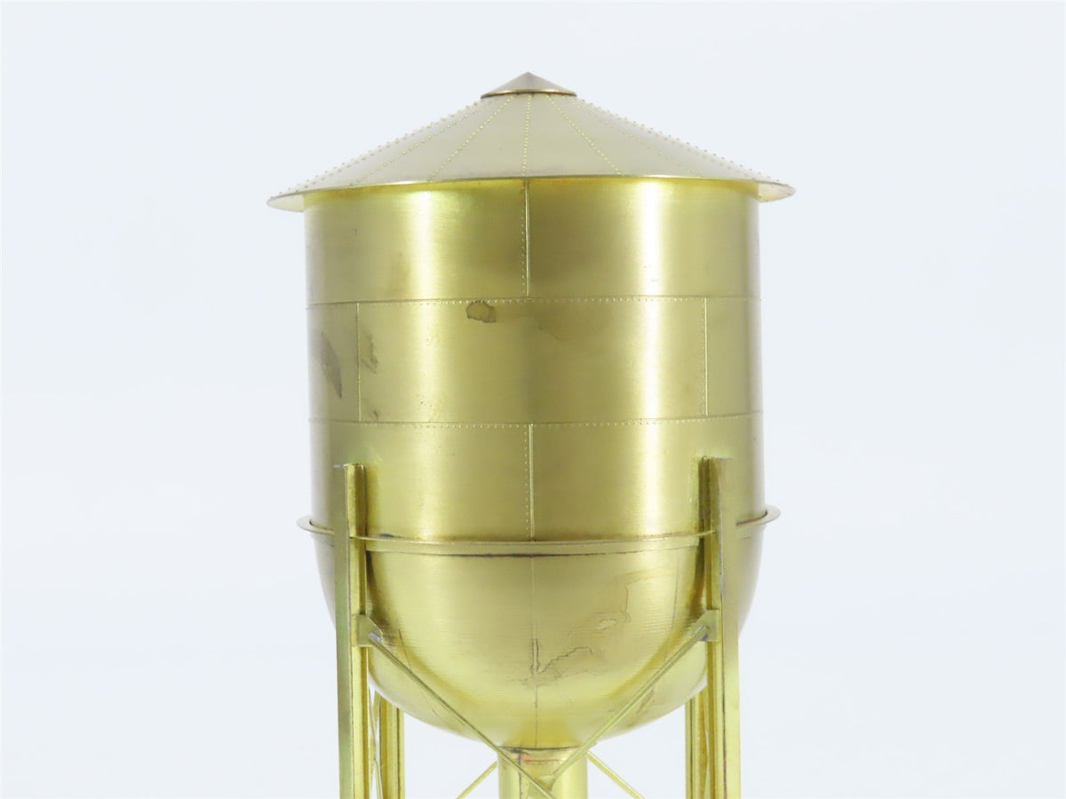 HO Scale Rail Works/Woosung BRASS PRR Undecorated 50k Gal Steel Water Tank