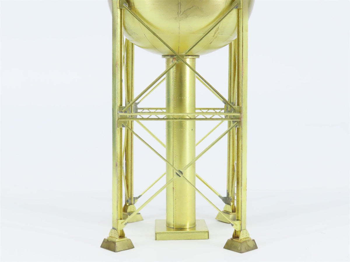 HO Scale Rail Works/Woosung BRASS PRR Undecorated 50k Gal Steel Water Tank
