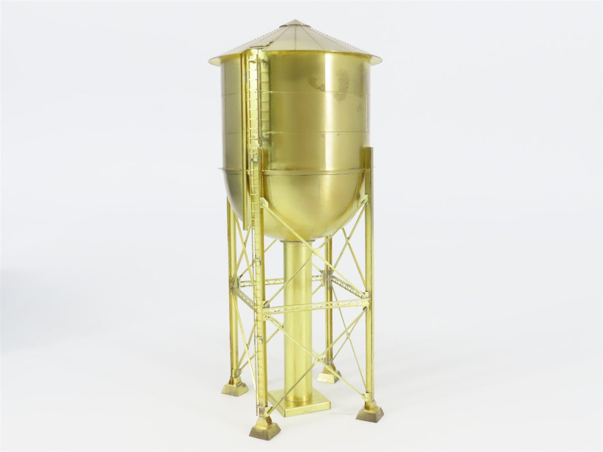 HO Scale Rail Works/Woosung BRASS PRR Undecorated 50k Gal Steel Water Tank