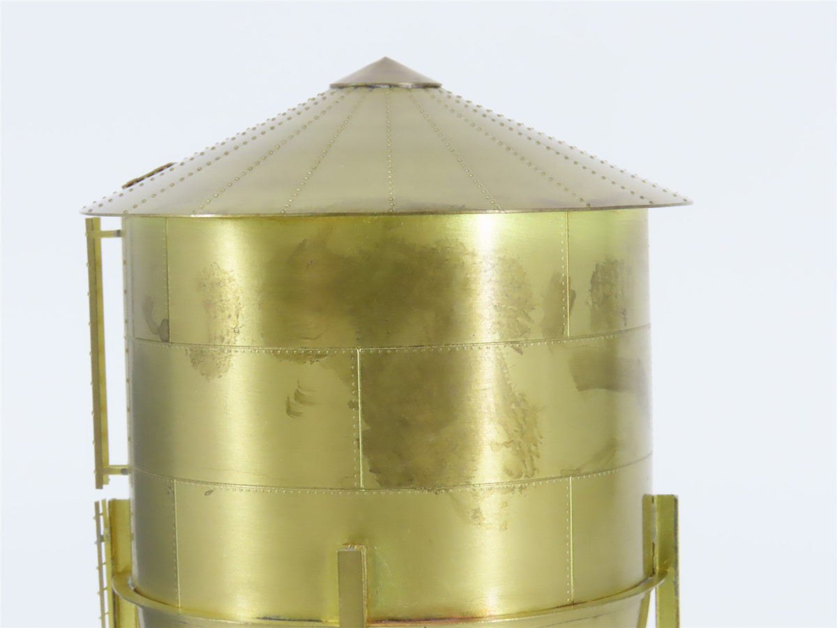 HO Scale Rail Works/Woosung BRASS PRR Undecorated 50k Gal Steel Water Tank