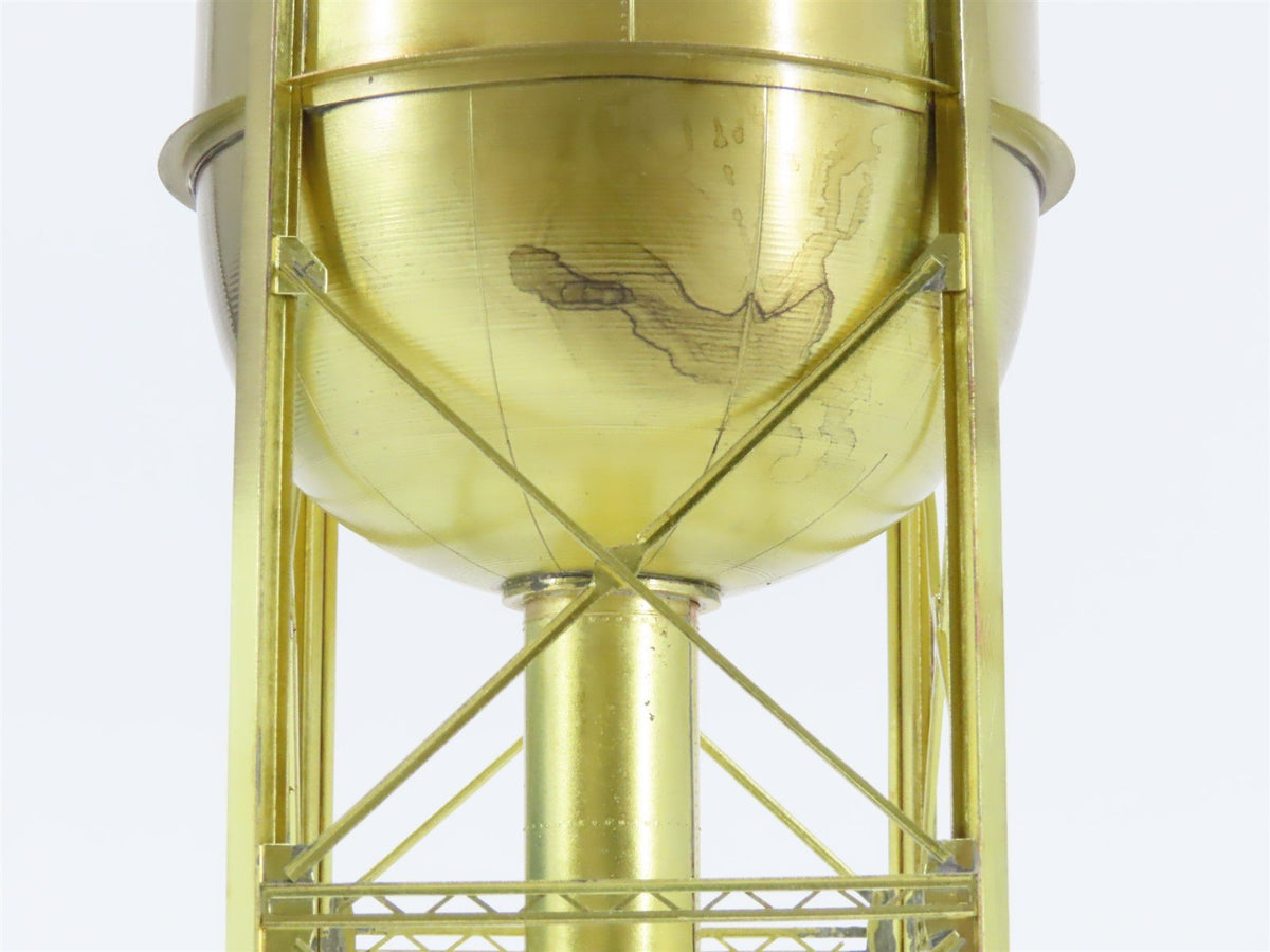 HO Scale Rail Works/Woosung BRASS PRR Undecorated 50k Gal Steel Water Tank