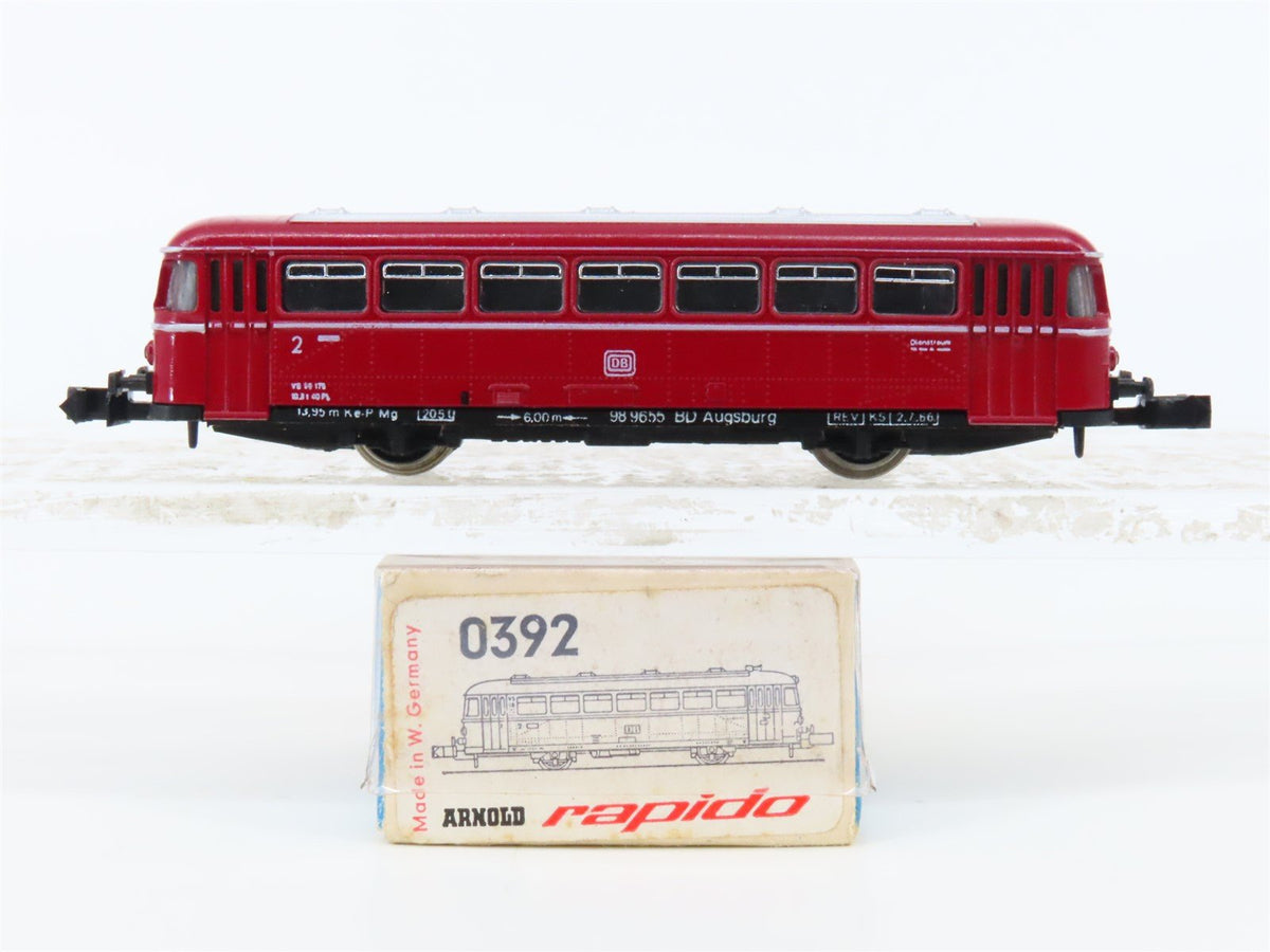 N Scale Rapido 0392 DB Deutsche Bahn Street Car #9655 UNPOWERED