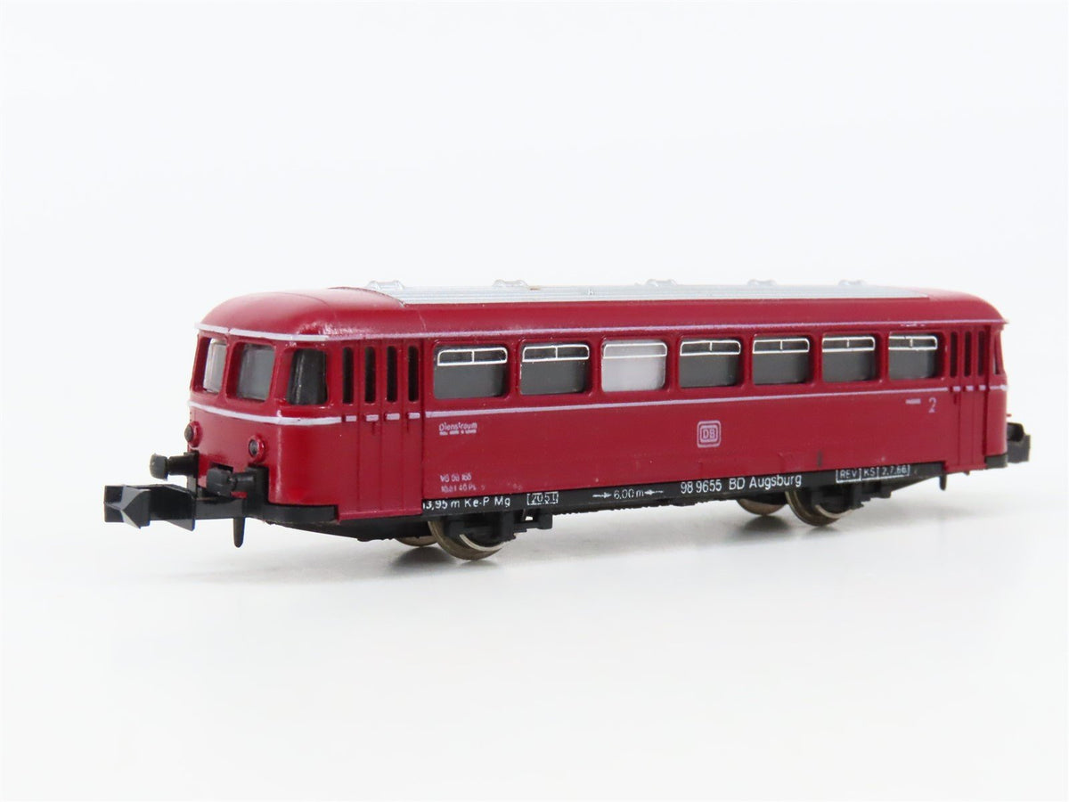 N Scale Rapido 0392 DB Deutsche Bahn Street Car #9655 UNPOWERED