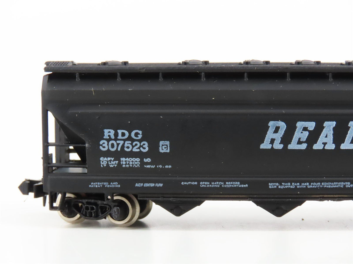 N Scale Bachmann 5539 RDG Reading 4-Bay Covered Hopper #307523