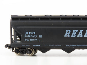 N Scale Bachmann 5539 RDG Reading 4-Bay Covered Hopper #307523