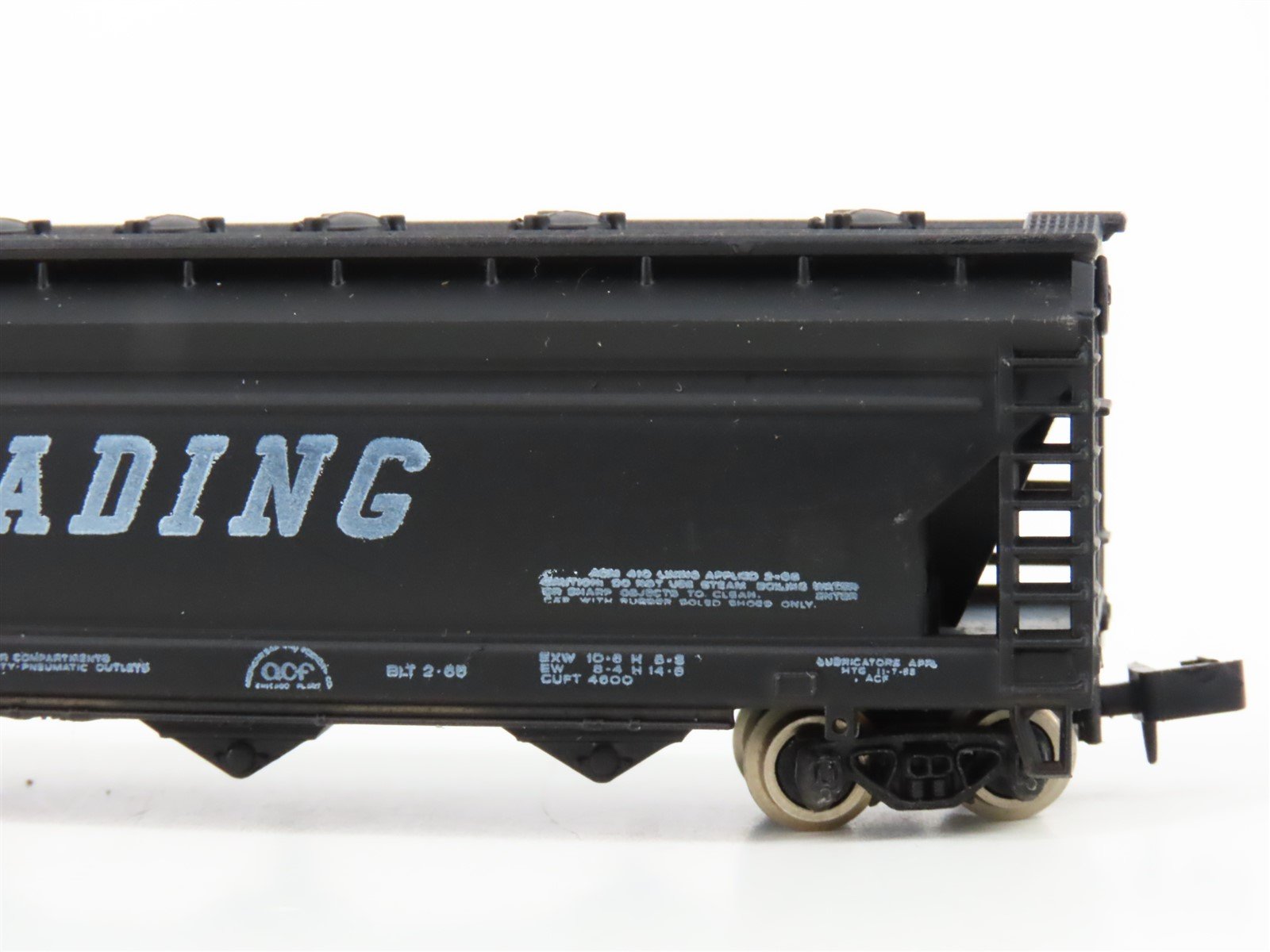 N Scale Bachmann 5539 RDG Reading 4-Bay Covered Hopper #307523