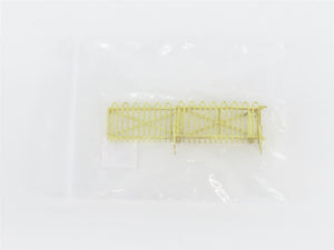 HO Scale Rail Works/Woosung BRASS PRR Undecorated 300' Inter-Track Fence & Gate