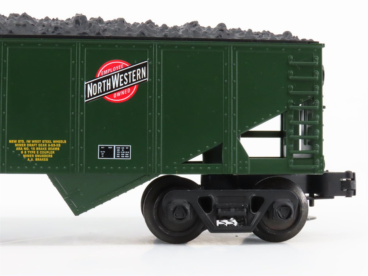 O Gauge 3-Rail Industrial Rail IDM 4004 CNW Railroad 2-Bay Coal Hopper #513590