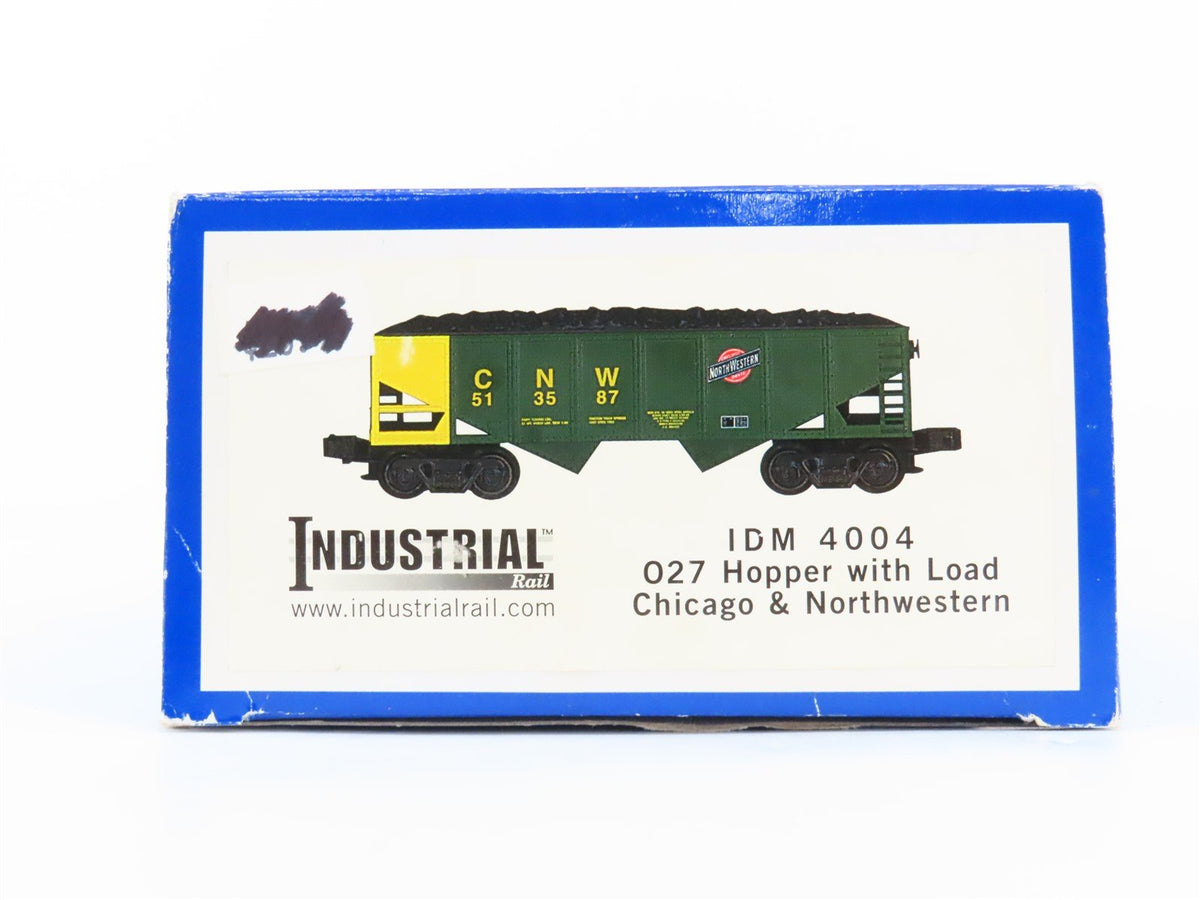O Gauge 3-Rail Industrial Rail IDM 4004 CNW Railroad 2-Bay Coal Hopper #513590