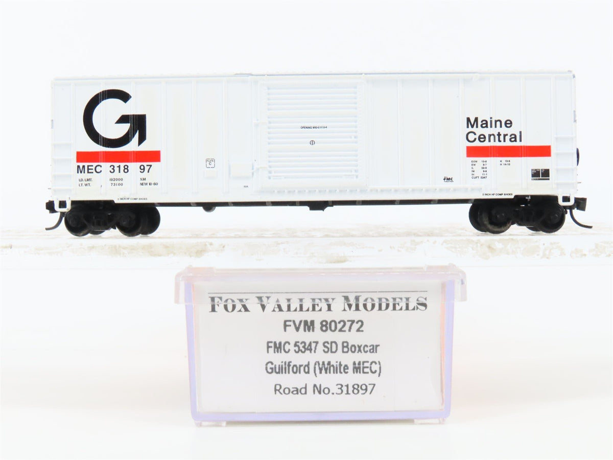 N Scale Fox Valley FVM 80272 MEC Guilford/Maine Central FMC 5347 Boxcar #31897