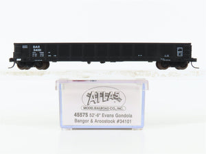 N Scale Atlas 45575 BAR Bangor & Aroostook 52'-6