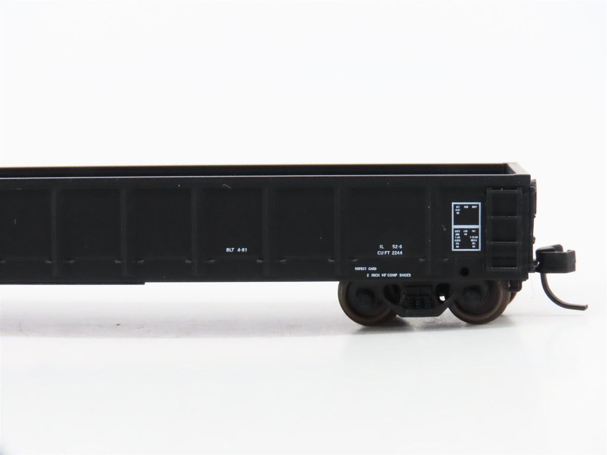 N Scale Atlas 45575 BAR Bangor &amp; Aroostook 52&#39;-6&quot; Evans Gondola #34101