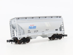 N Scale Atlas 3917 MRL Montana Rail Link 2-Bay Covered Hopper #9082