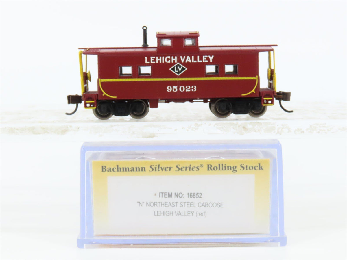 N Scale Bachmann 16852 LV Lehigh Valley Northeast Steel Caboose #95023