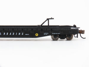 N Scale Bachmann 16754 RDG Reading Piggy Back Flatcar #9814 /Reading Trailer
