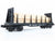 O Gauge 3-Rail Industrial Rail IDM 7502 B&O Bulkhead Flat Car #8975 w/ Stakes