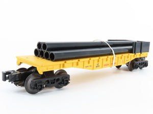 O Gauge 3-Rail K-Line K-6673 UP Union Pacific Flat Car w/ Pipes #6673