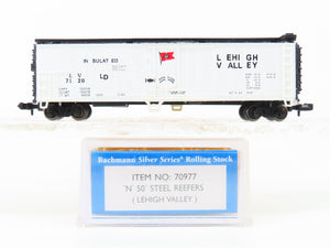 N Scale Bachmann 70977 LV Lehigh Valley 50' Steel Reefer #7120