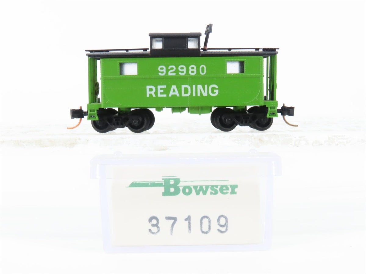 N Scale Bowser 37109 RDG Reading Caboose #92980