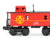 O Gauge 3-Rail Industrial Rail IDM 1501 ATSF Santa Fe Railroad Caboose #999970