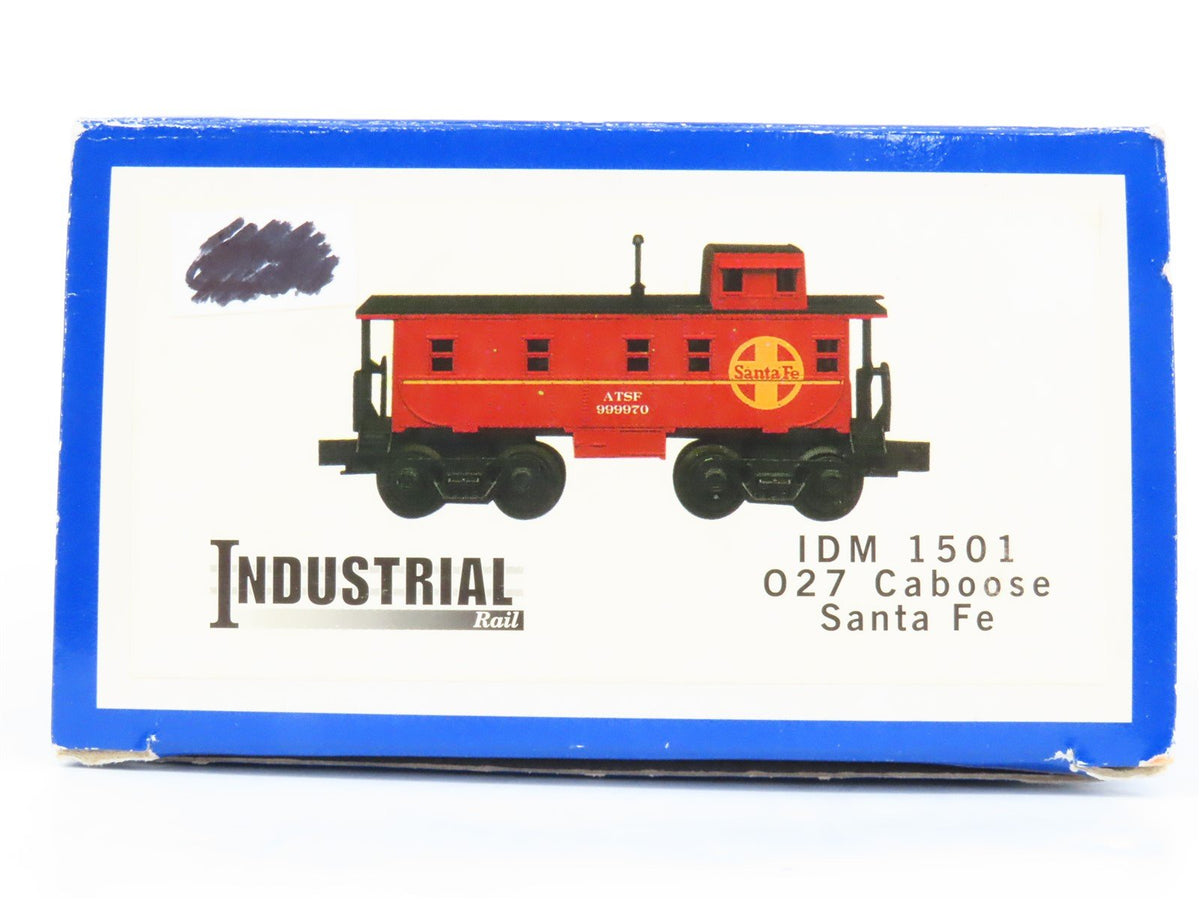 O Gauge 3-Rail Industrial Rail IDM 1501 ATSF Santa Fe Railroad Caboose #999970