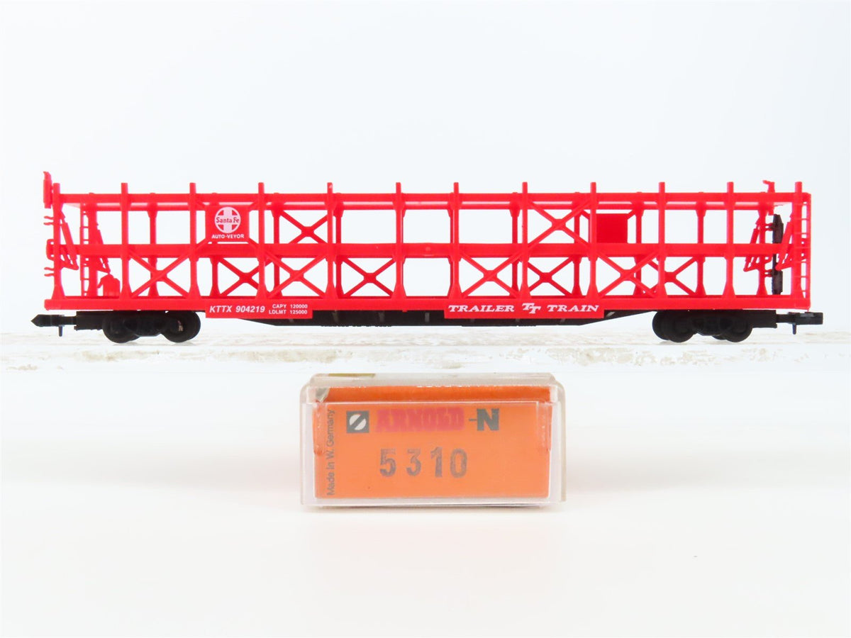 N Scale Arnold 5310 KTTX Santa Fe Autorack Carrier #904219