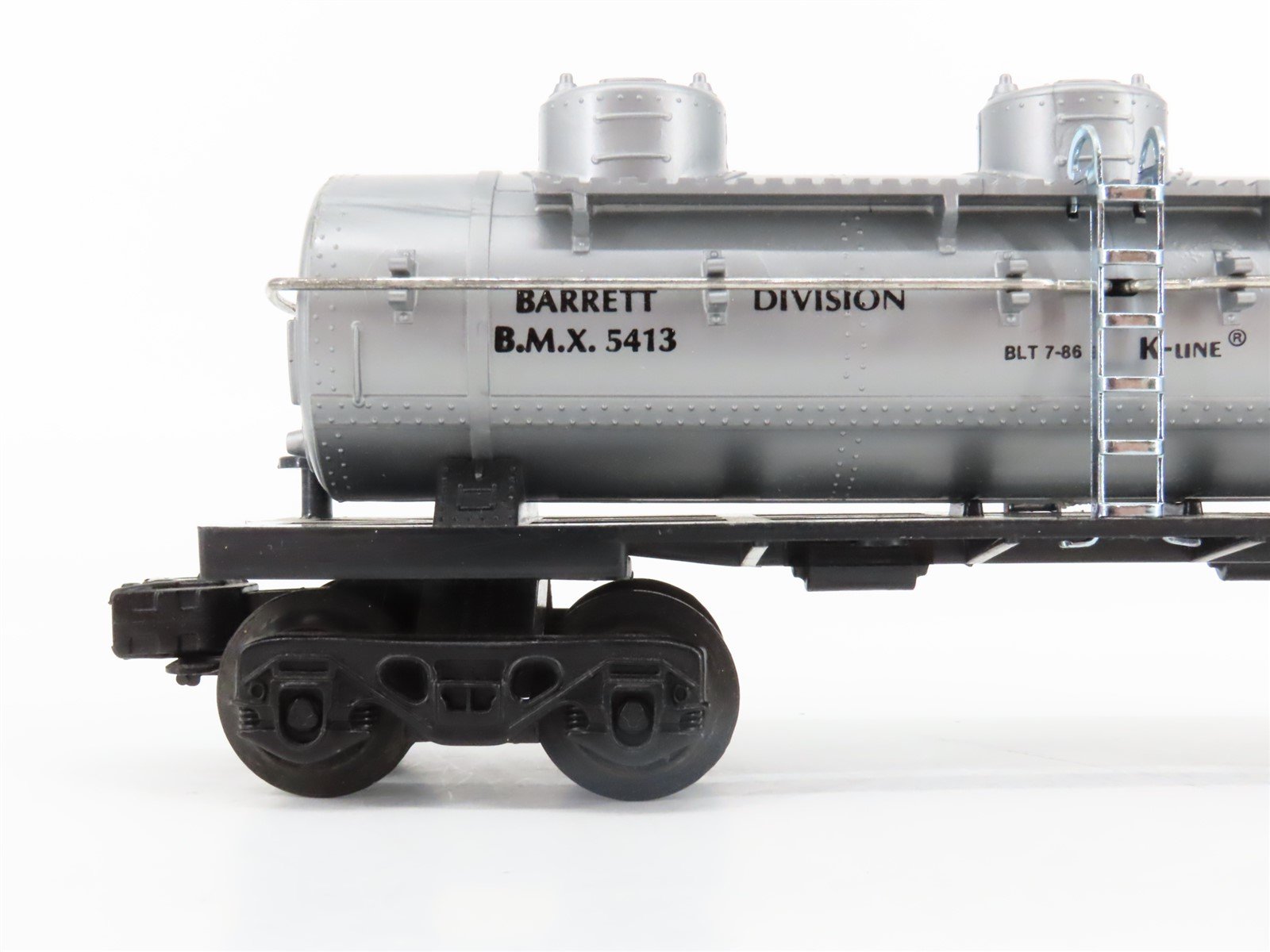 O Gauge 3-Rail K-Line K-5413 BMX Allied Chemical 3 Dome Tank Car #5413