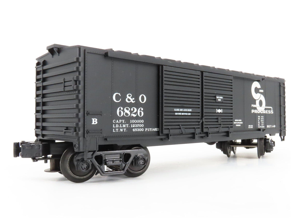 O Gauge 3-Rail Industrial Rail IDM 1101 C&amp;O Chesapeake &amp; Ohio Box Car #6826