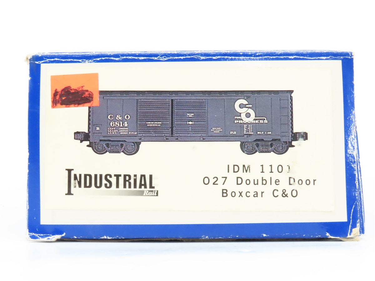 O Gauge 3-Rail Industrial Rail IDM 1101 C&amp;O Chesapeake &amp; Ohio Box Car #6826