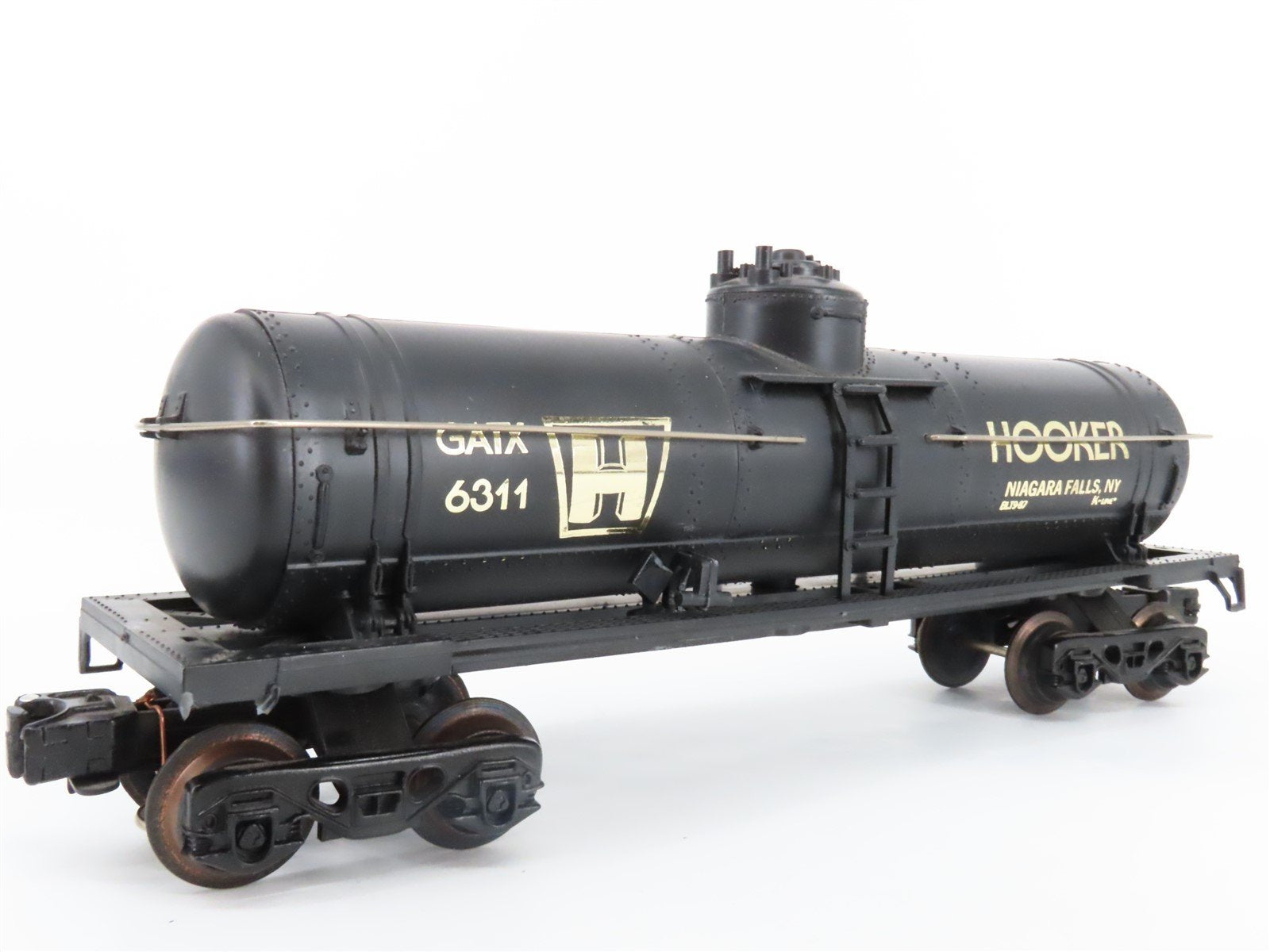 O Gauge 3-Rail K-Line K-6311 GATX Hooker Single Dome Tank Car #6311