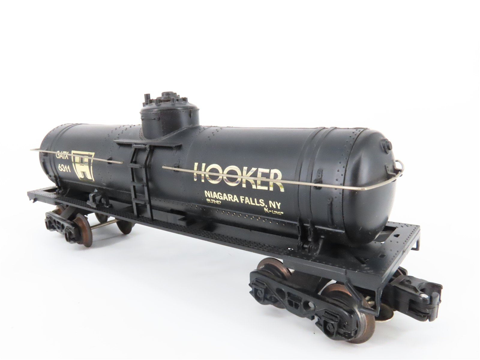 O Gauge 3-Rail K-Line K-6311 GATX Hooker Single Dome Tank Car #6311