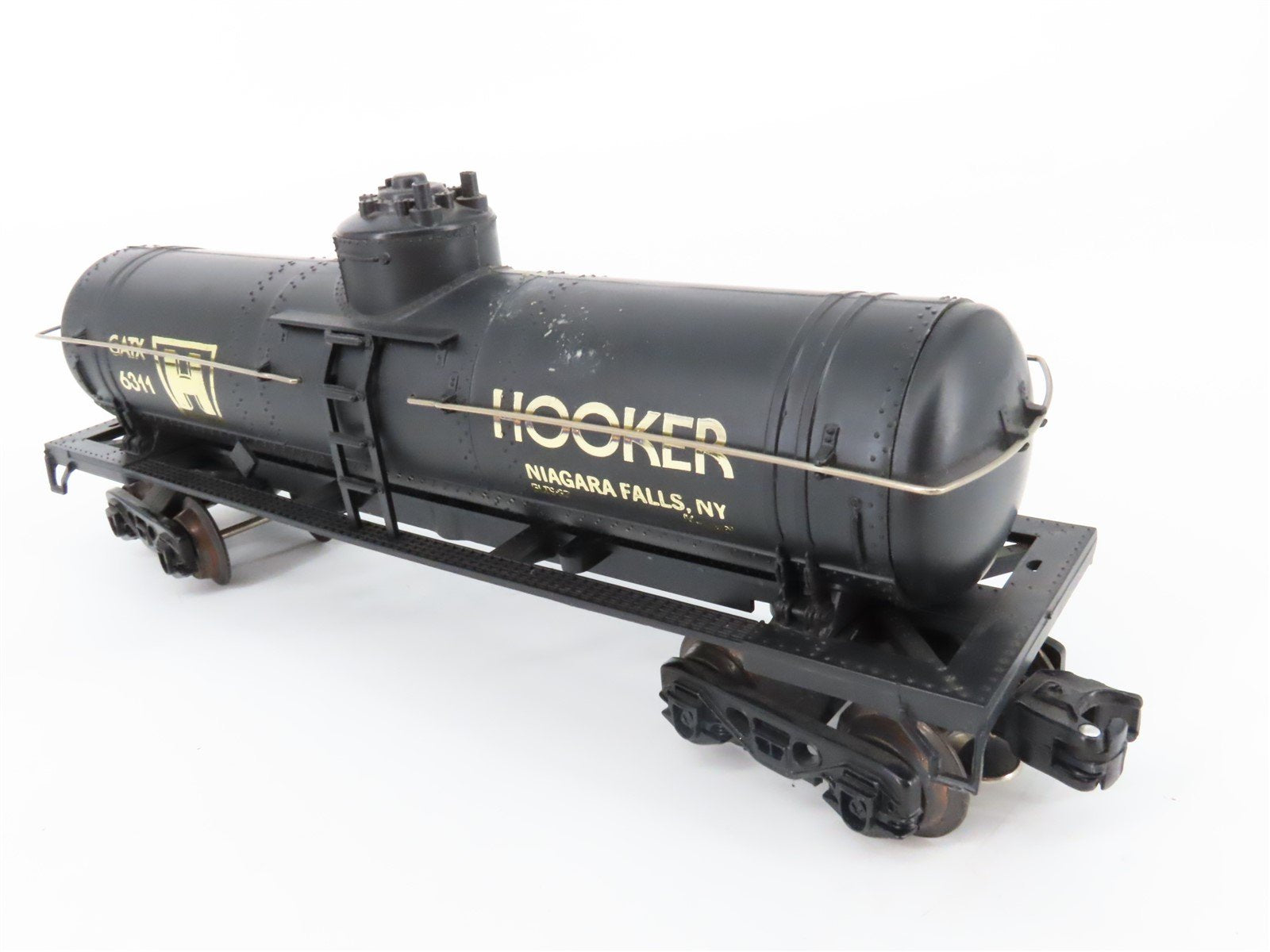 O Gauge 3-Rail K-Line K-6311 GATX Hooker Single Dome Tank Car #6311