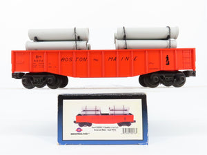 O Gauge 3-Rail Atlas Industrial Rail 1003001-2 BM Gondola #9072 w/ Pipe Load