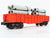 O Gauge 3-Rail Atlas Industrial Rail 1003001-2 BM Gondola #9072 w/ Pipe Load