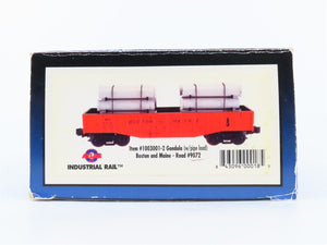 O Gauge 3-Rail Atlas Industrial Rail 1003001-2 BM Gondola #9072 w/ Pipe Load