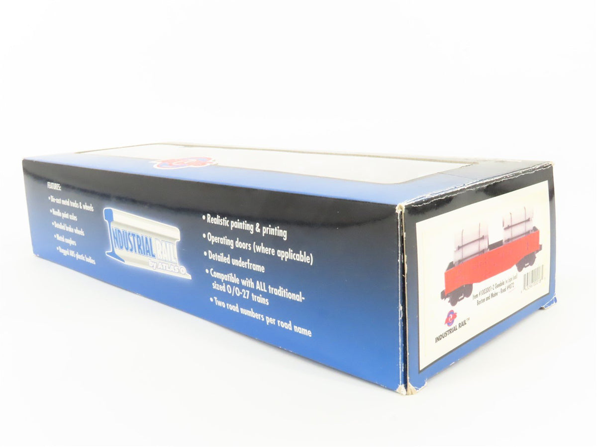 O Gauge 3-Rail Atlas Industrial Rail 1003001-2 BM Gondola #9072 w/ Pipe Load