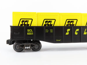 O Gauge 3-Rail K-Line K6551 SCL Seaboard Coast Line Gondola w/Load #6551