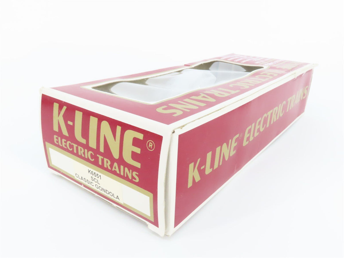 O Gauge 3-Rail K-Line K6551 SCL Seaboard Coast Line Gondola w/Load #6551