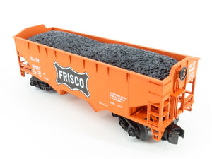 O Gauge 3-Rail MTH 20-97415 SLSF Frisco 2-Bay Offset Hopper #90491 w/Load
