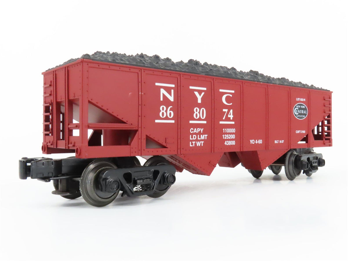 O Gauge 3-Rail Industrial Rail IDM 4003 NYC New York Central 2-Bay Hopper 868074