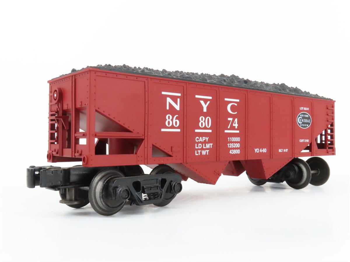 O Gauge 3-Rail Industrial Rail IDM 4003 NYC New York Central 2-Bay Hopper 868074