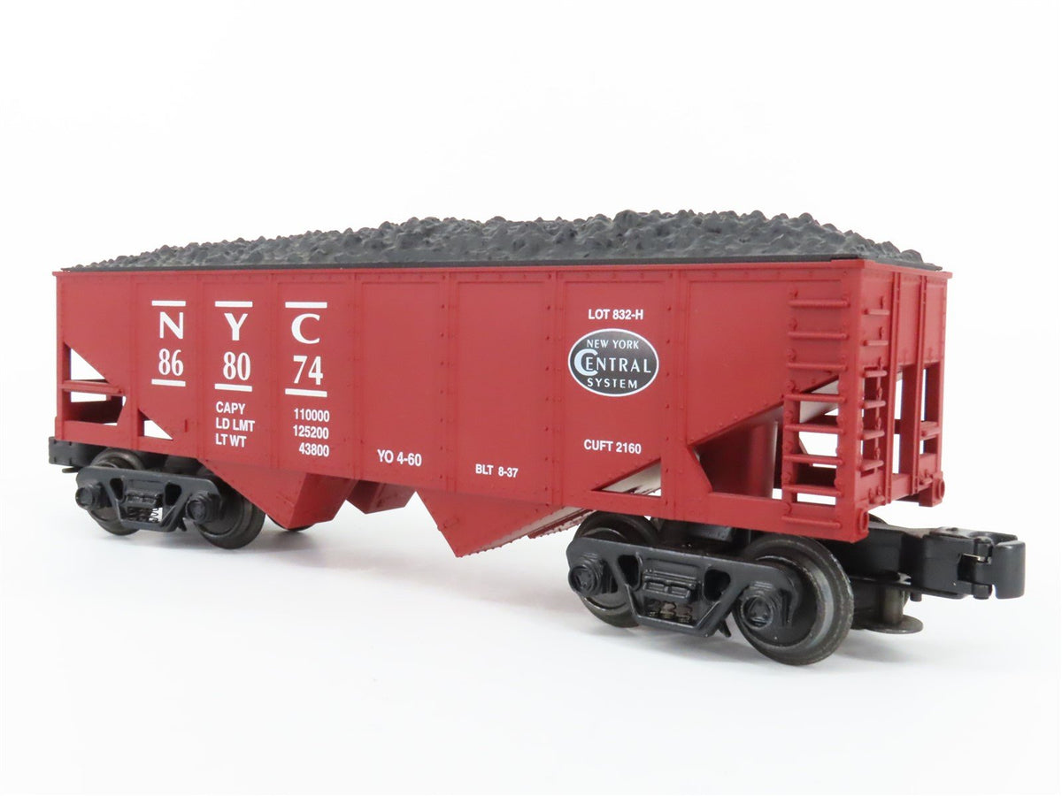 O Gauge 3-Rail Industrial Rail IDM 4003 NYC New York Central 2-Bay Hopper 868074