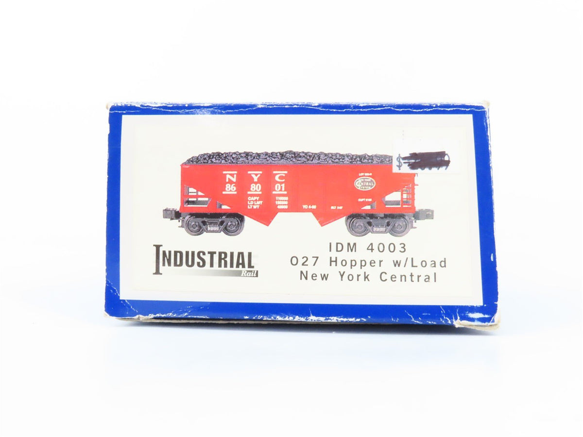 O Gauge 3-Rail Industrial Rail IDM 4003 NYC New York Central 2-Bay Hopper 868074