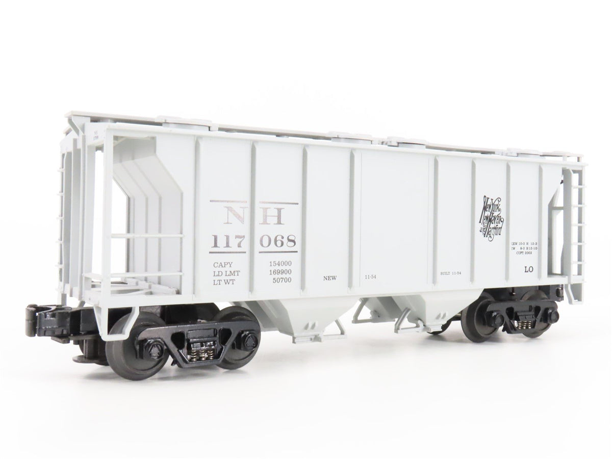 O Gauge 3-Rail MTH 20-90020E NH New Haven PS-2 2-Bay Covered Hopper #117068